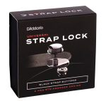 D'Addario Straplock do paska PW SLS-01 (BK) Czarny