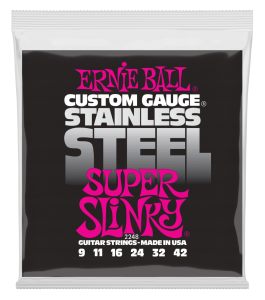 Ernie Ball Struny SLINKY STAINLESS STELL 9-42