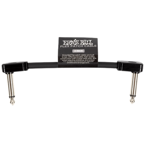 Ernie_Ball-złączka-7.62cm-czarna-1szt