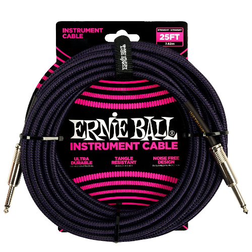 Ernie_Ball-kabel-gitarowy-7.62m-purple_black-EB6397