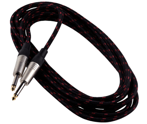 RockBoard-kabel-gitarowy-9m-czarnoczerwony-oplot-black-30209TCC/BLACK