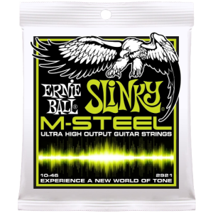 Ernie Ball struny M-STEEL SUPER SLINKY 10-46