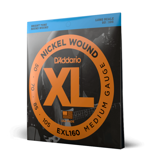D'Addario-struny-do-gitary-basowej-50/105-EXL160