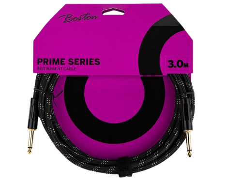 Boston-kabel-gitarowy-czarny-z-oplotem-jack_prosty-3m