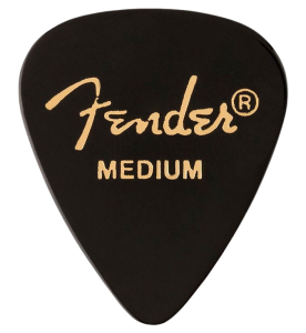 Fender Kostki Medium Black 12 sztuk