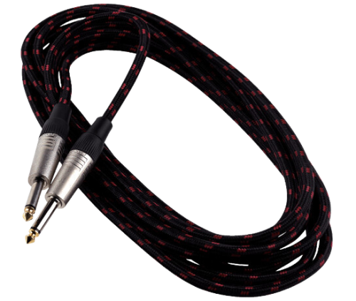 RockCable-Warwick-kabel-gitarowy-instrumentalny-RCL30206TCC/BLACK-oplot-czarno-czerwony