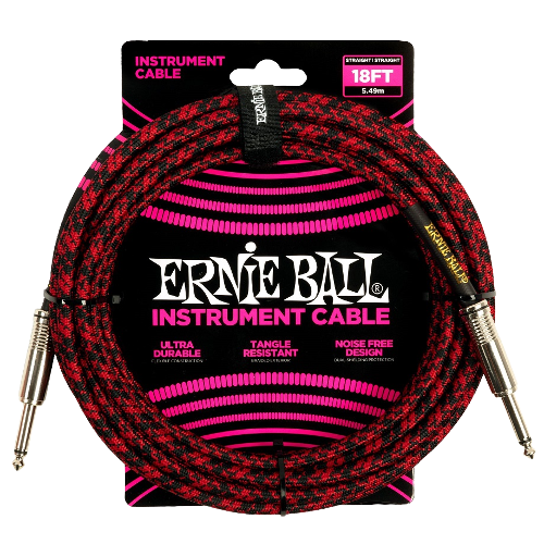 Ernie_Ball-kabel-gitarowy-instrumentalny-z-oplotem-EB6396-5.49m-czarno-czerwony