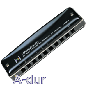 SUZUKI HA-20 A harmonijka ustna diatoniczna A-dur